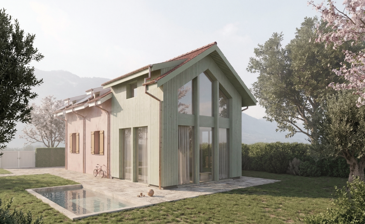 Extension d'une villa à Chêne-Bourg